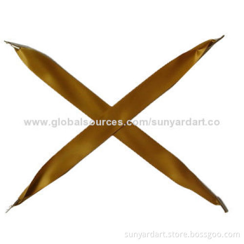 Polyester Ribbon with Metal Barbs, Used as Paper Bag Handles